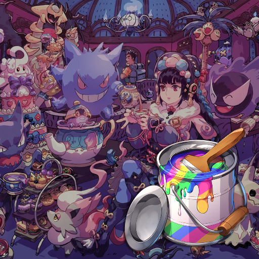 Ghost Pokemon Background Skin