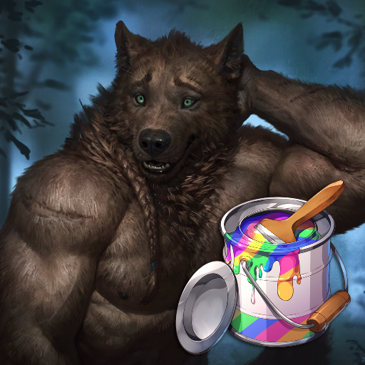 Wolf Background Skin